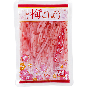 千切り梅ごぼう