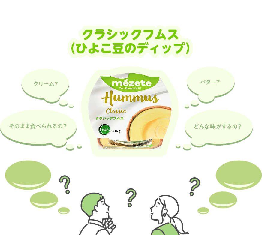 クラシックフムス（ひよこ豆のディップ）