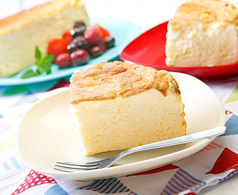 ローカロリーでローコスト!本格スフレチーズケーキ