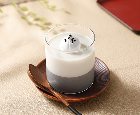 黒ごまプリン